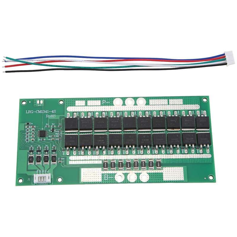 4 Series 200A Same Port Protection Plate Lithium Battery Protection Plate Balanced 18650 Polymer As
