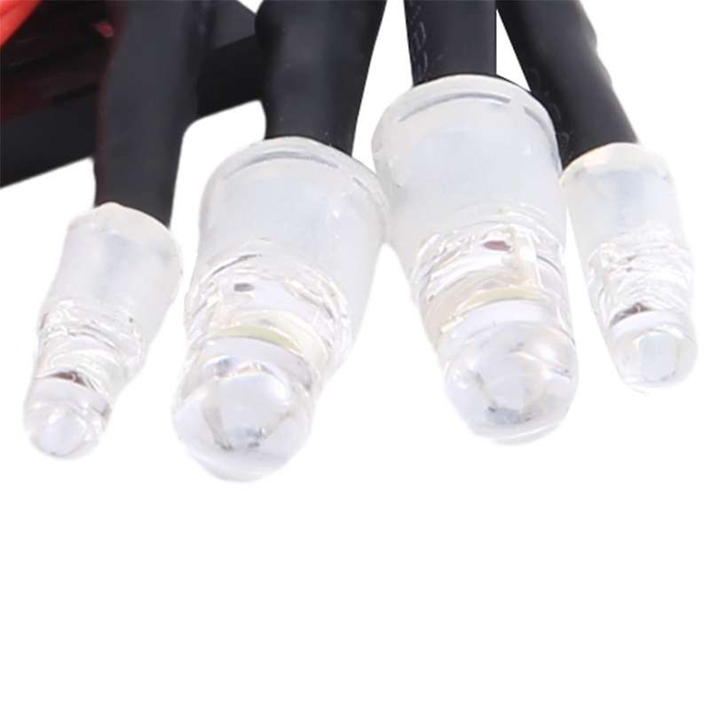 4 RC LED Light Kit for 1/10 RC Car Truck Crawler RC Model Drift Car Headlight Taillight , 5mm & 3mm,