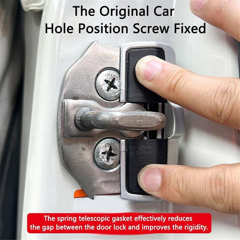 4 Set Car Door Stabilizer Latches Protector Cover for All Series Brz Xv Forester Legacy