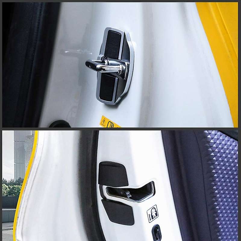 4 Sets Door Stabilizer Door Lock Protector Latches Stopper Covers for Accord Odyssey