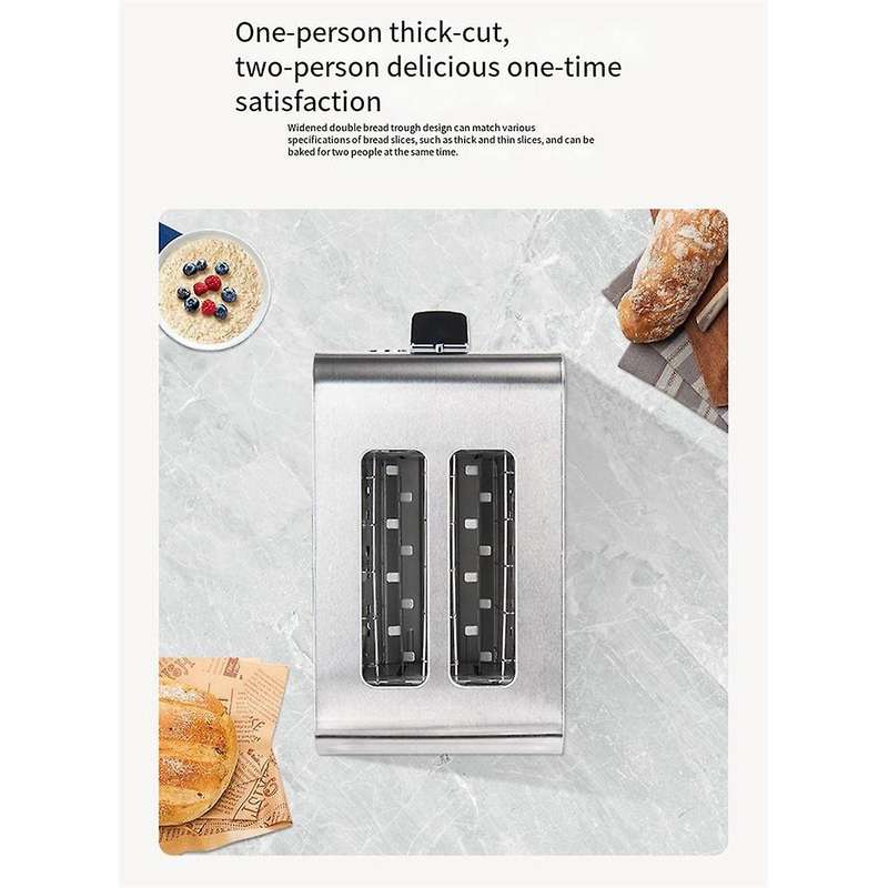 4 Slice Toaster with Auto Shut Off - Extra Wide Slots and Removable Drop-Down Crumb Tray with Cancel