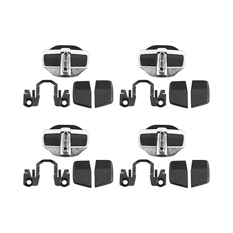 4 Sets Door Stabilizer Door Lock Protector Latches Stopper Covers for Patrol Teana Toura