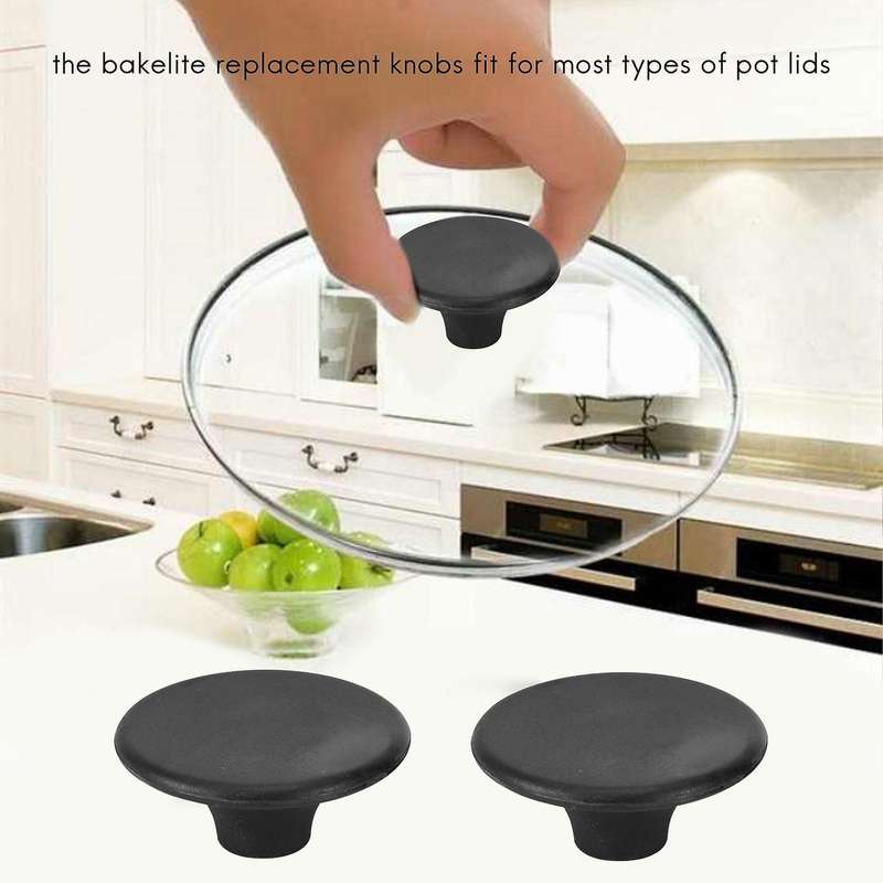4 Sets Dutch Oven Knob Bakelite Replacement Knob Pot Lid Handle for , Aldi, Lodge Enameled Dutch Ove