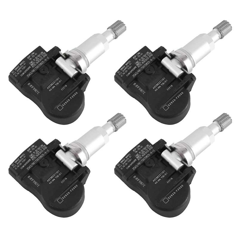 4 Tire Pressure Sensor TPMS 52933-F2000 for 52933F2000