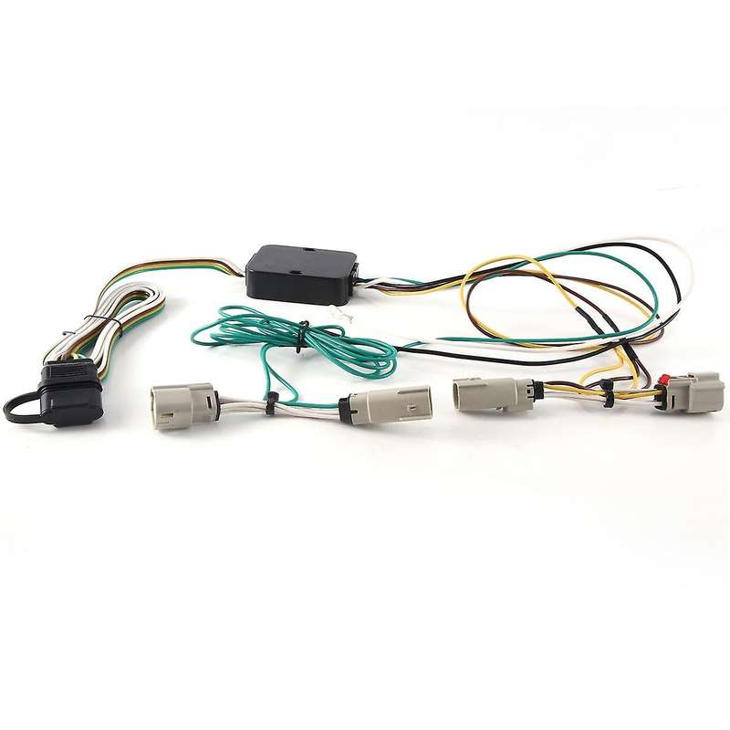4 Way Trailer Wiring Harness Connector Plug 56471 118867 for W/o Led Taillights 2021-2023