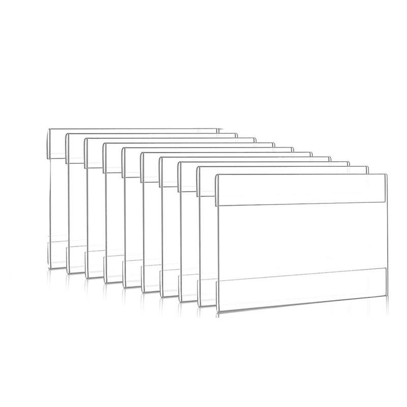 4 X 6 Inch Acrylic Sign Holder Wall Mount,Clear Wall Frame with Double Sided Adhesive Tape for Offi