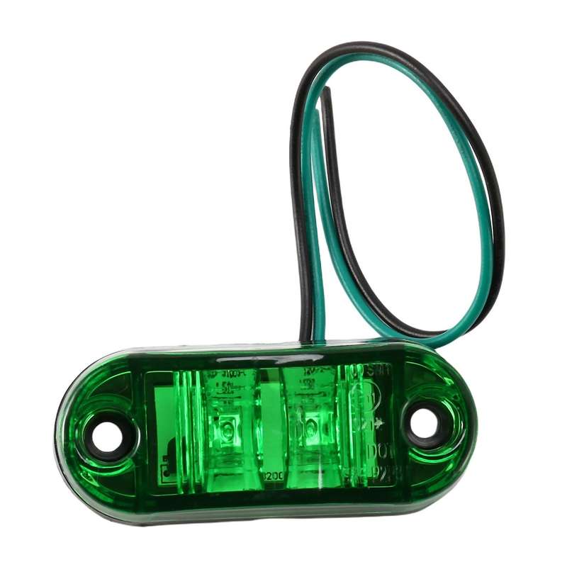 4 x 2 LED Red/Green Marine Boat Navigation Lights 10-30V Boats Running Light Truck Van Side Light