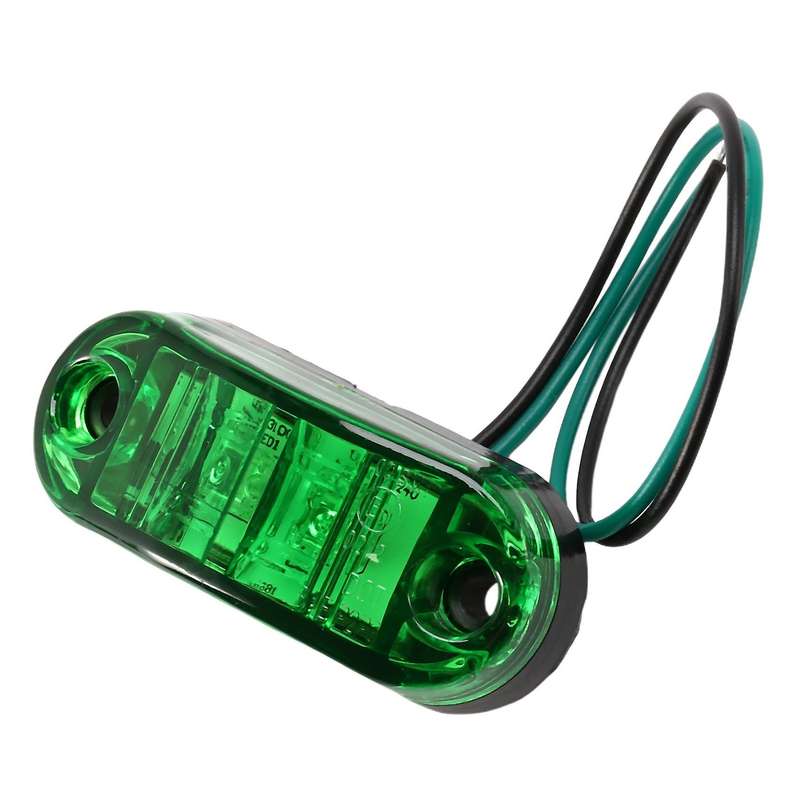 4 x 2 LED Red/Green Marine Boat Navigation Lights 10-30V Boats Running Light Truck Van Side Light
