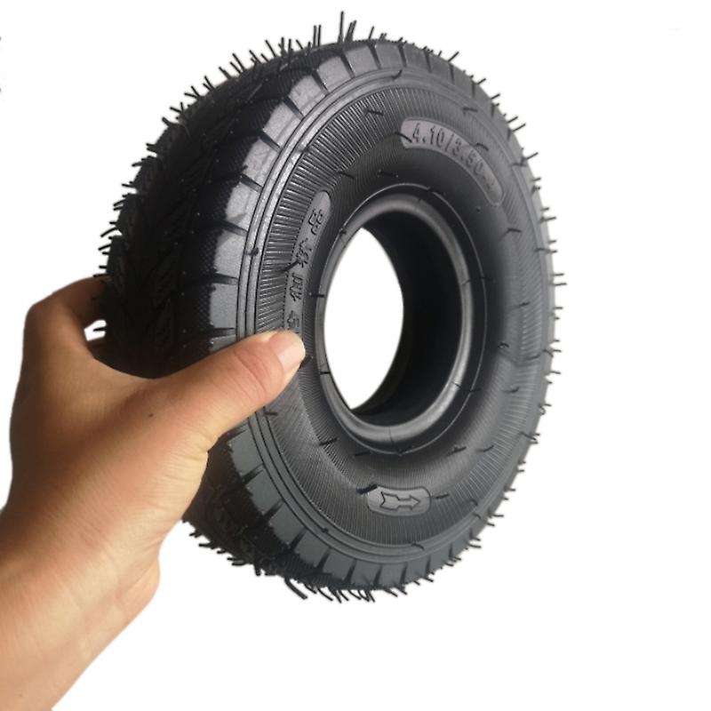 4.10/3.50-4 Outer Tyre 410/350-4 Pneumatic Wheel Tire for Electric Scooter, Trolley Accessories