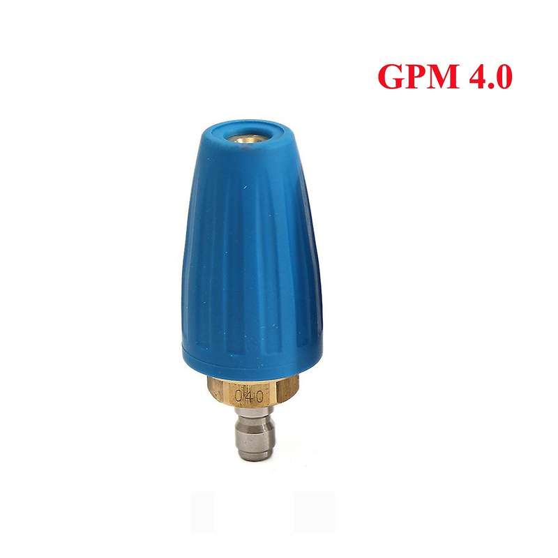 4.0 GPM 400PSI Turbo Rotating Spray Nozzle 360 Degree Rotating Turbo for Pressure Washer with 1/4inc