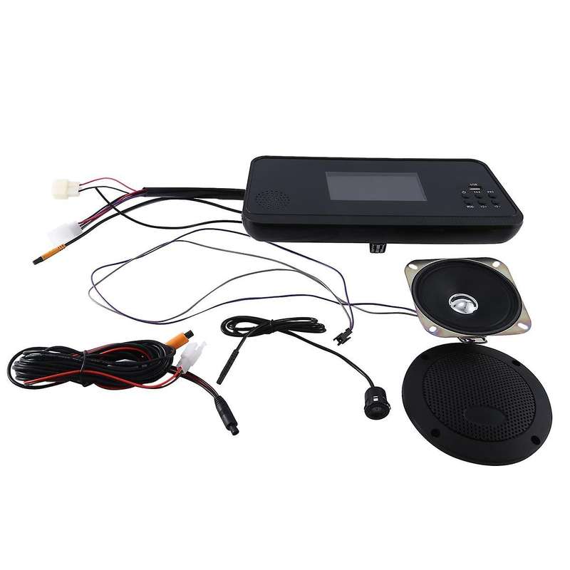4.3 Inch 3-Wheel Electric Vehicle Dashboard Meter 48V 60V 72V MP3+BT+Reversing Camera for 4-Wheel E