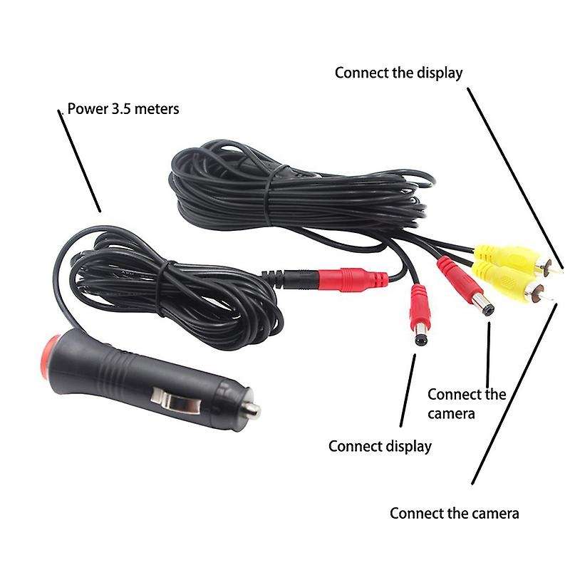 4.3 inch Car Vehicle Rearview Mirror Monitor CMOS License Plate Backup Parking Reverse Camera with N
