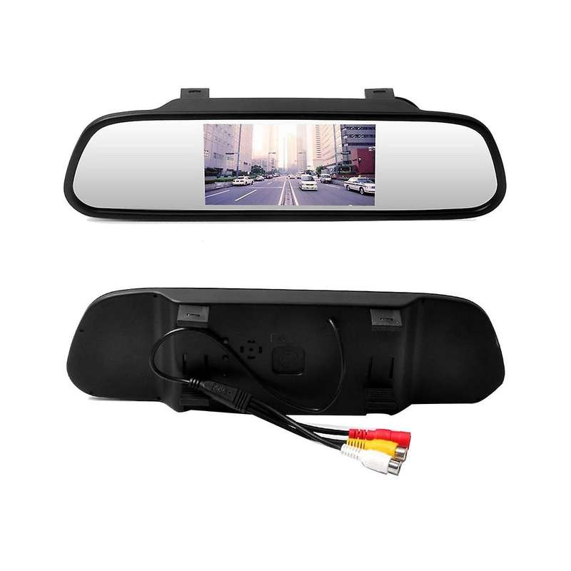 4.3-inch Rearview Mirror Display Car Hd Lcd Screen Dvd Display Reversing Camera Car Accessories