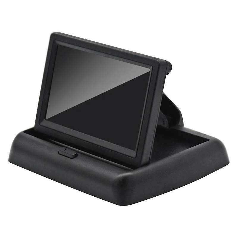 4.3Inch Car Auto Foldable Monitor LCD Screen Dash Car Rear View Input Universal for Truck 2 RCA Vide