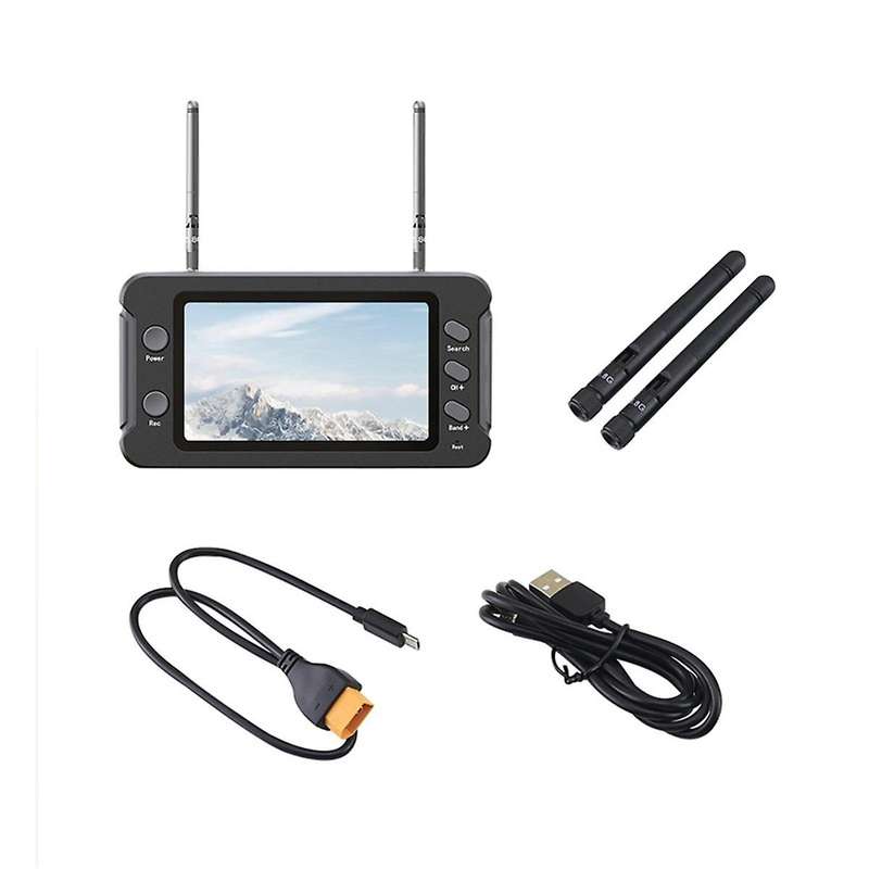 4.3-inch 5.8g Dual Antenna Automatic Frequency Search, Multi-function Image Transmission Receiver wi