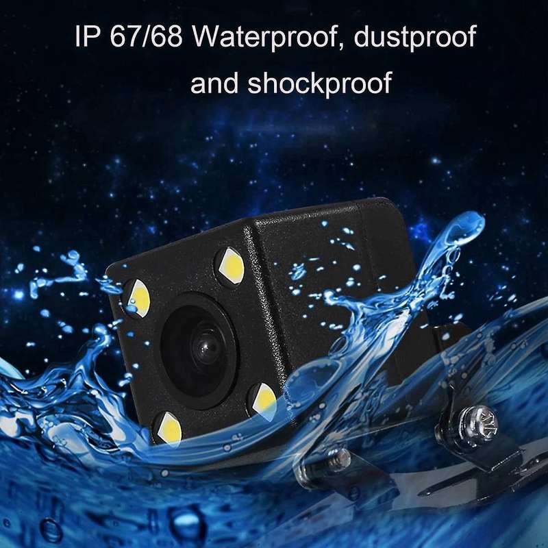 4.3 Inch HD Car Rear View Backup Monitor Waterproof Reversing Camera Night Vision Backup Camera Park