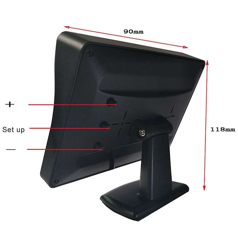 4.3 Inch Table LCD Monitor TFT Car Parking System Night Vision Reversing Backup Camera Waterproof fo