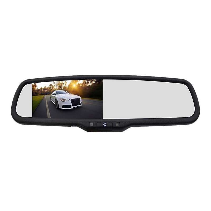 4.3 inch HD 800X480 Car Video Player Interior Rear View Mirror Replacement Monitor with Reverse Back