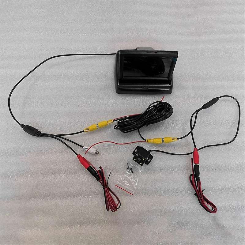 4.3Inch Car Rear View Backup Camera LCD Monitor for Vehicle Van Night Vision Reverse Video Parking S
