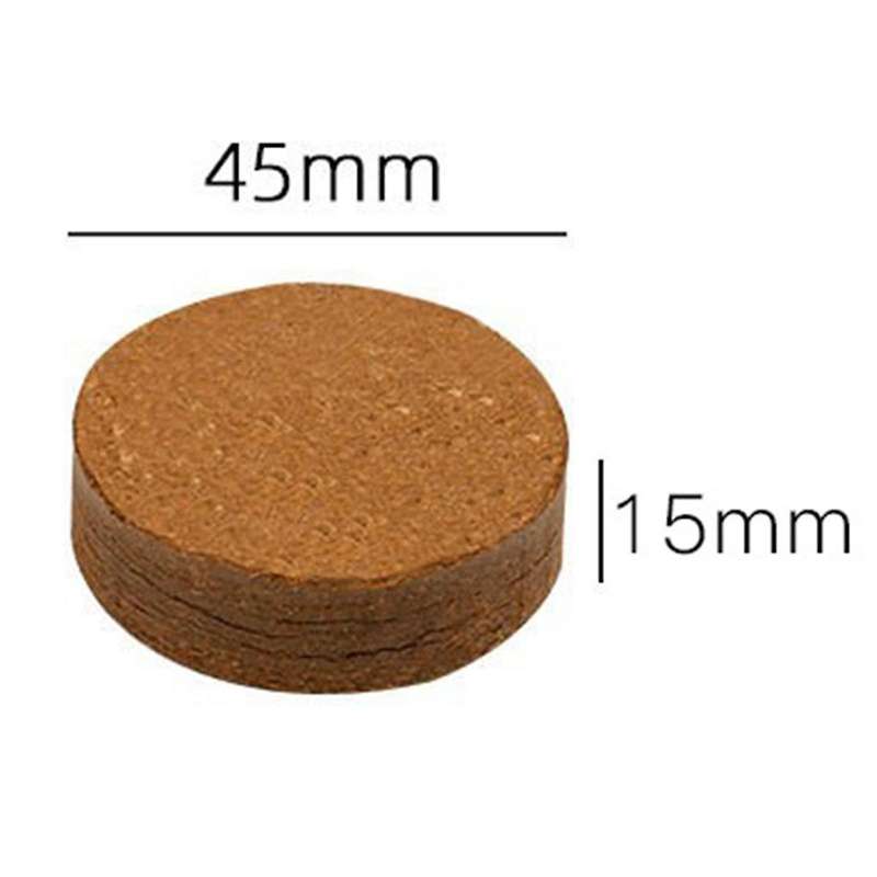 4.5x1.5cm Premium Quality Coir Compressed 100% Organic Coir Tiles with Low EC and PH Balance for Pl