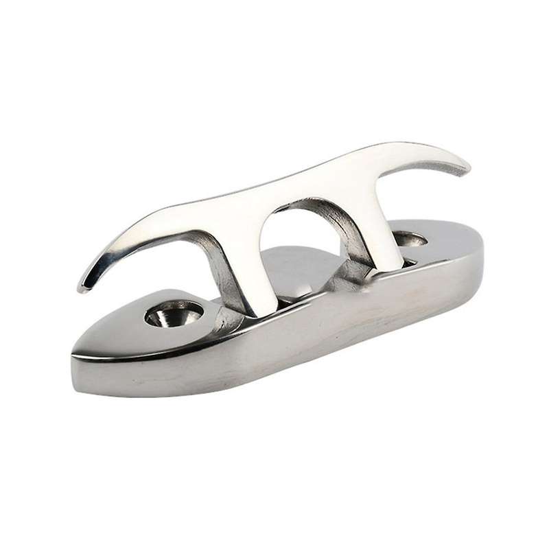 4.7 Inch Boat Folding Cleat Flush Mount Rope Cleat Flip Up Dock Cleat with Fastener,4pcs