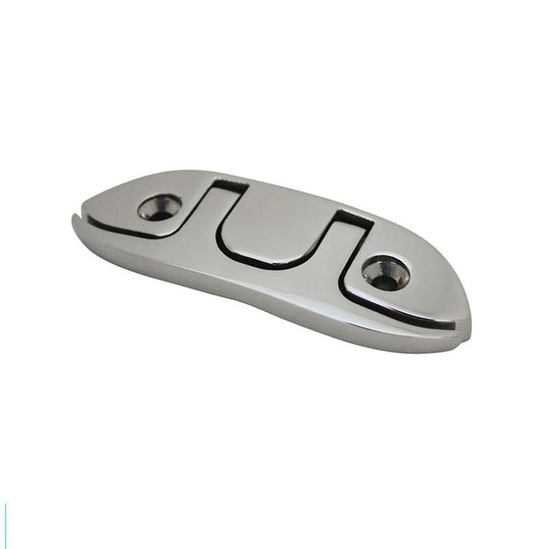 4.7 Inch Boat Folding Cleat Flush Mount Rope Cleat Flip Up Dock Cleat with Fastener,4pcs