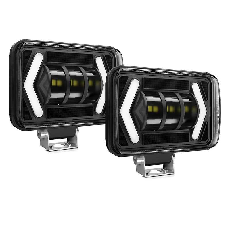 4.5 Inch LED Light Pods Offroad LED Driving Light 80W 8000LM Spot Light Turn Signal Light Work Light