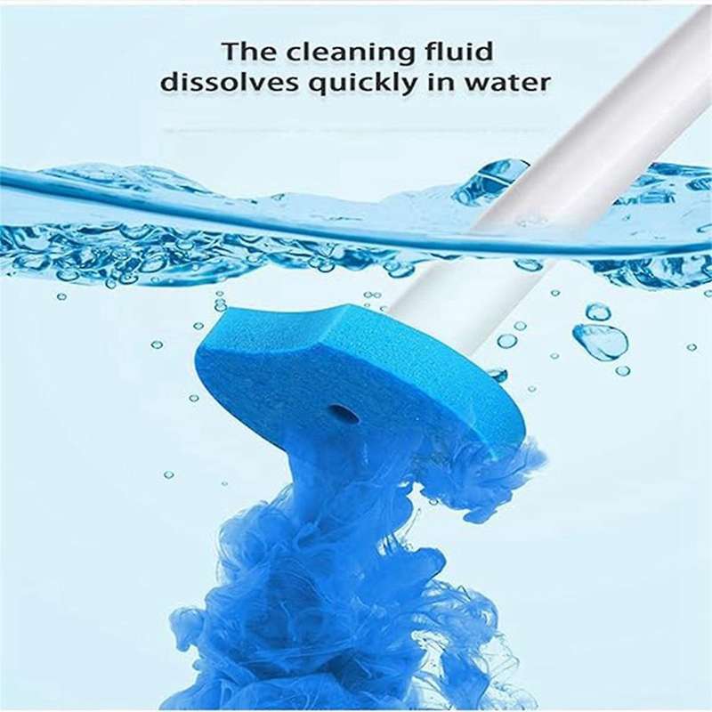 40 Disposable Toilet Brushes In Three Scents, Household Toilet Cleaning Brush Replacement Heads, Wa