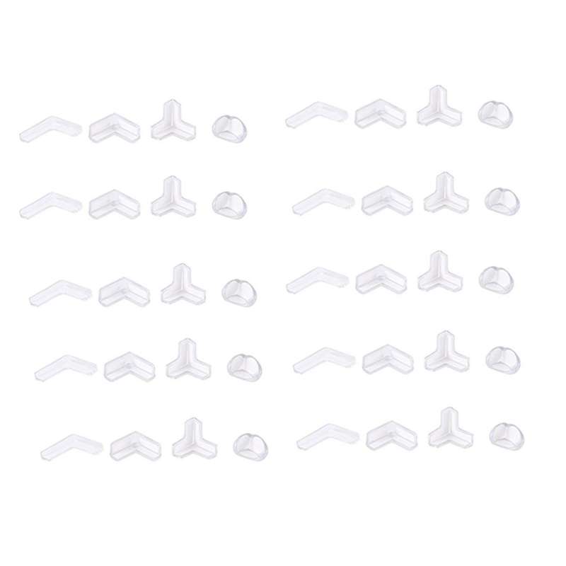 40 Pack Corner Protector,protectors Guards Furniture Corner Guard & Edge Safety Clear and Transpare