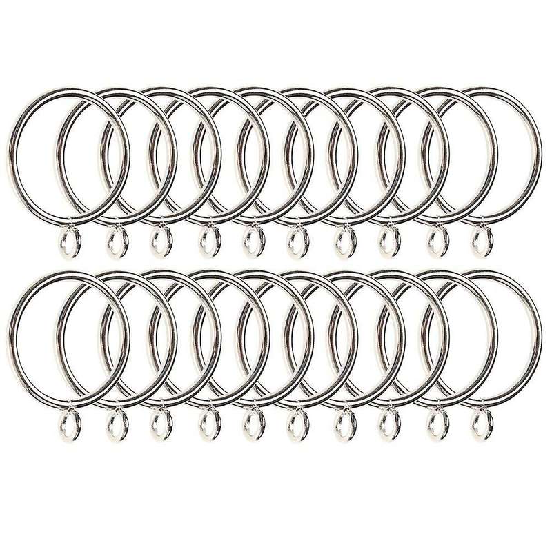 40 Pack Curtain Rings, 38mm Internal Diameter iron Curtains Rings Hanging Rings for Curtains and Ro