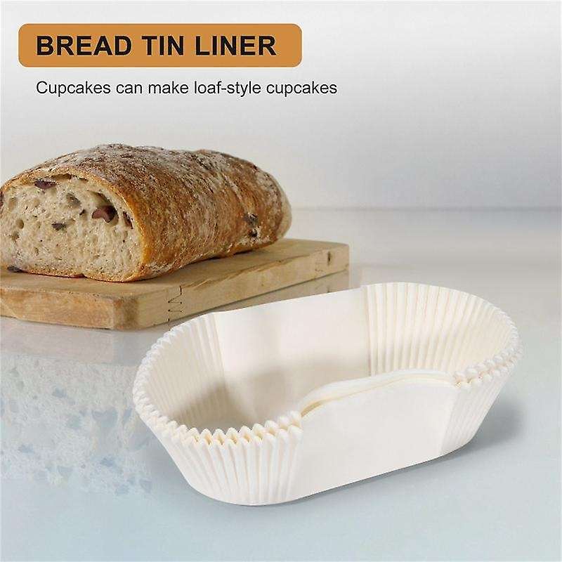 40 Pack Greaseproof Loaf Tin Liners Straight Edge Baking Parchment Paper Non Stick Cake Pans Cake Ti