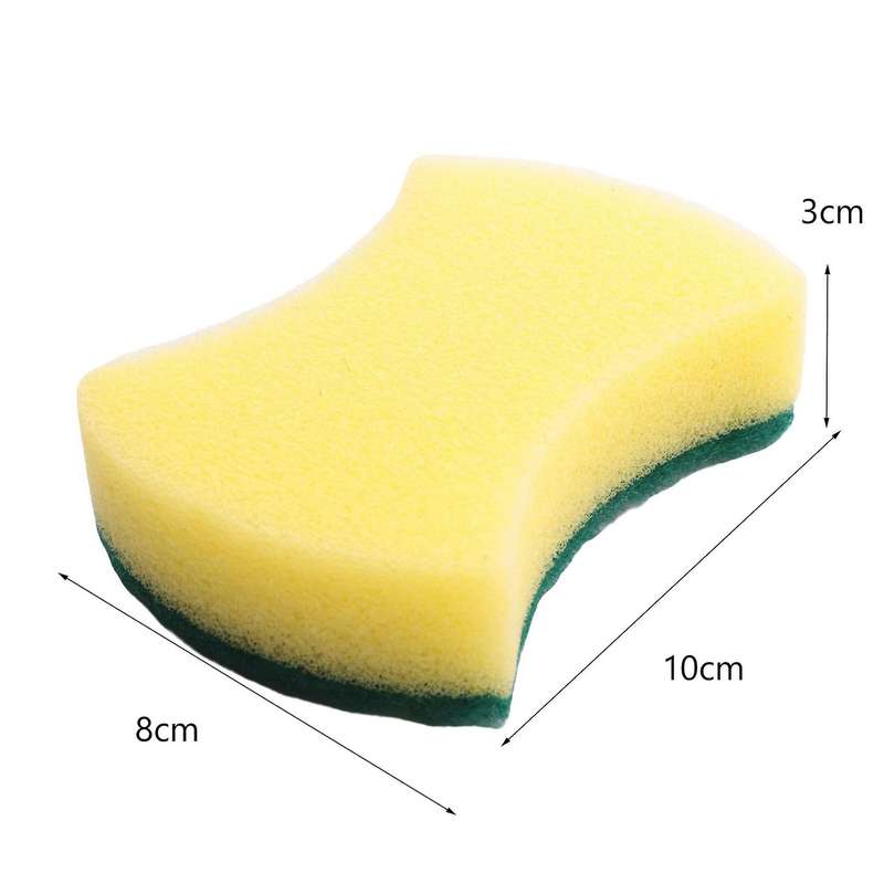 40 PCS Cleaning Scrub Sponge Compatible Kitchen Tableware Bathroom Car Wash Scrub Sponge Pad