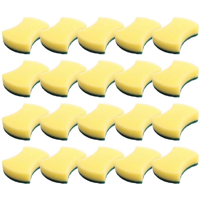 40 PCS Cleaning Scrub Sponge Compatible Kitchen Tableware Bathroom Car Wash Scrub Sponge Pad
