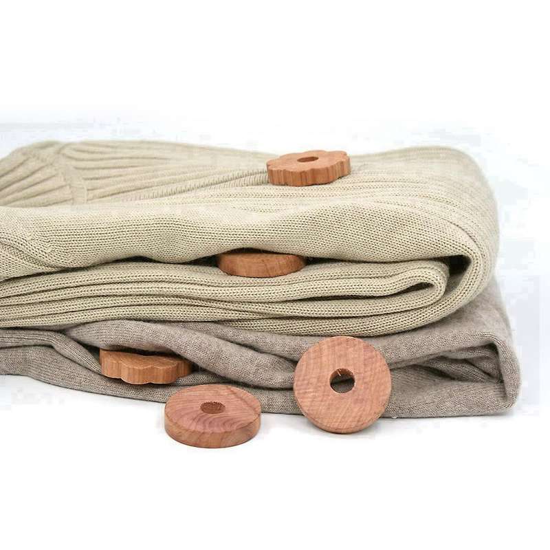 40 Packs Aromatic Blocks for Clothes Storage,natural Wooden Rings for Hangers,closet Storage and Dr