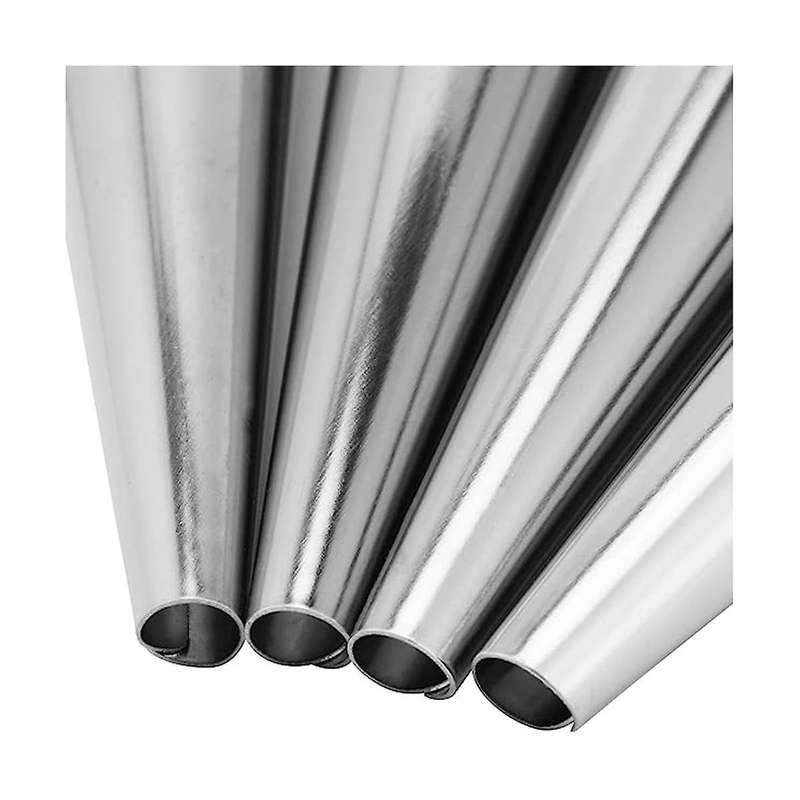 40 Pcs Cream Horn Forms, Stainless Steel Cannoli Tubes, Cream Roll Horn Molds Cream Horn Metal Cone