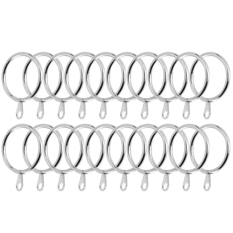 40 Pcs Metal Curtain Ring for Curtains and Poles,Dangling Sliding Eyelet Ring 32 Mm Inner Diameter (