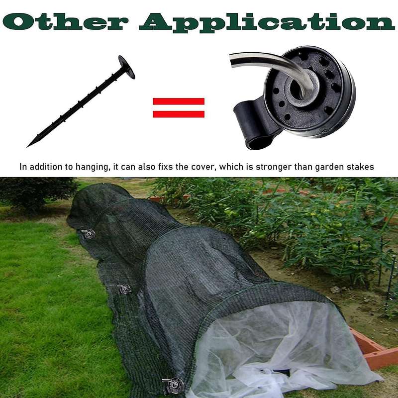 40 Pcs Shade Net Garden Tools Greenhouse Shade Cloth Fix Clamp Plastic Grommet Fence Netting Instal