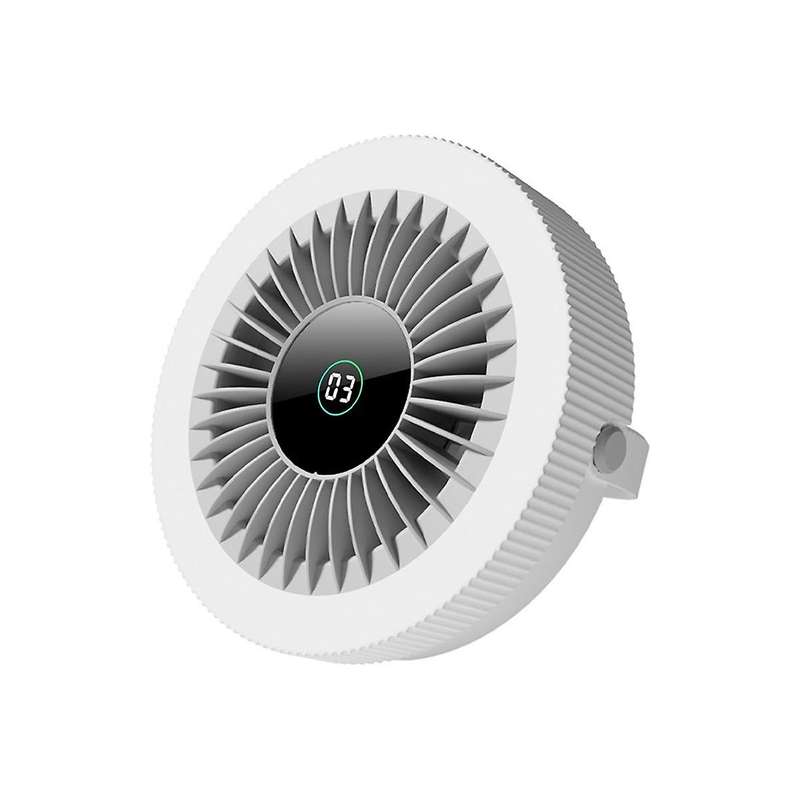 4000mah Camping Tripod Fan Light Usb Rechargeable Mini Fan Multi-function Digital Display Portable