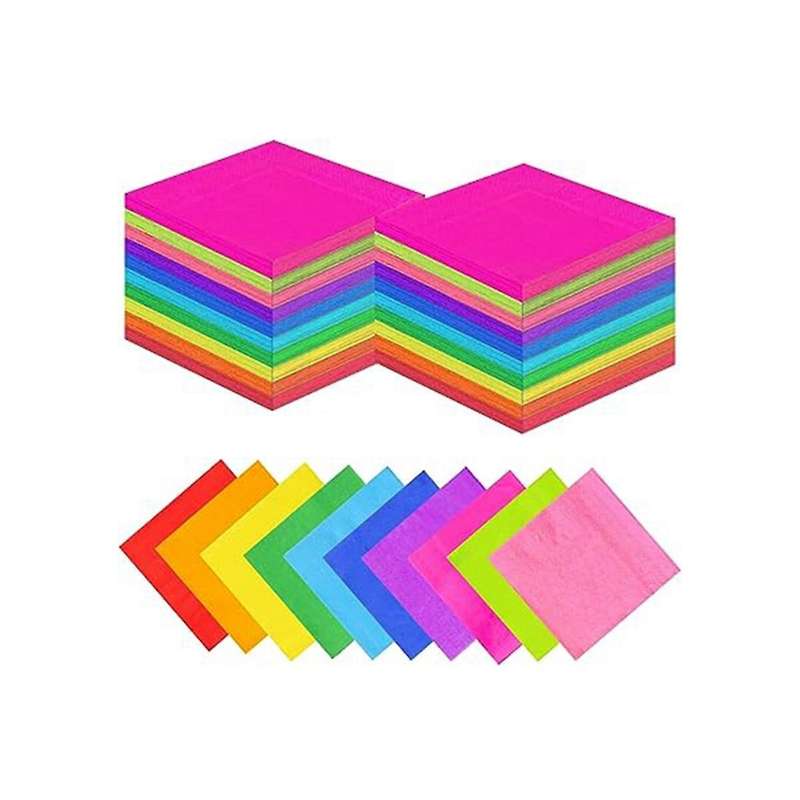 400 Count Cocktail Napkins Disposable Napkins Double Layer Printed Paper Napkins Facial Tissue for H