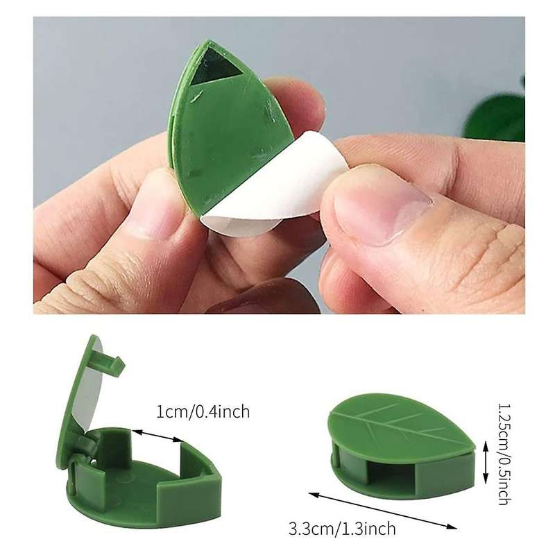 40 Pieces Plant Climbing Wall Fixture,Invisible Plant Climbing Wall Fixture,Plant Vine Traction Clip