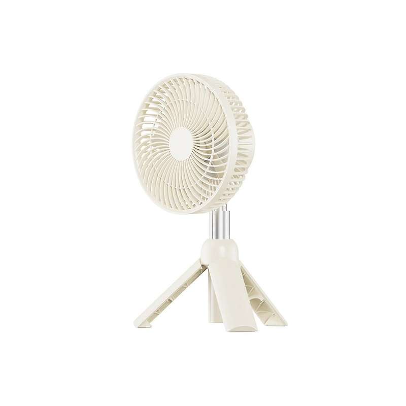 4000mah Outdoor Telescopic Fan Tripod Camping Ceiling Fan Household Desktop Shaking Head Fan Mini F
