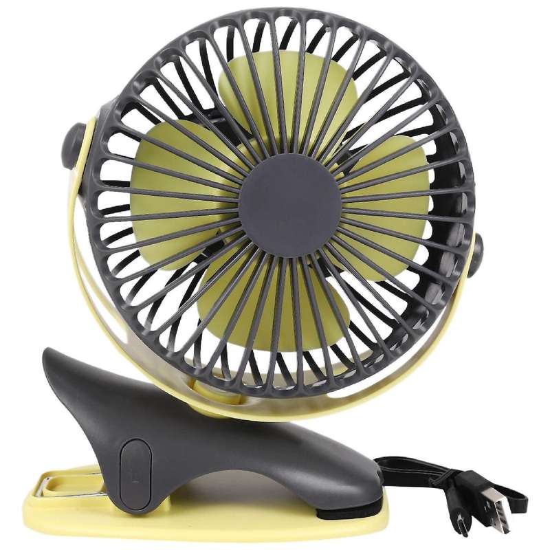 4000mah Portable Cooling Mini Usb Fan 4 Speeds All-round Rotation Rechargeable Air Fan Usb Charging