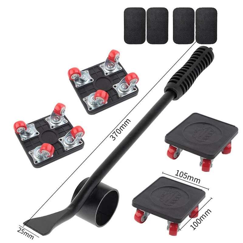 400KG Heavy Duty Furniture Lifter Transport Mover Lifter Sliders Wheel Easy Furniture Mover Wheel R
