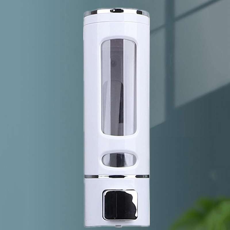 400ml Soap Dispenser Wall-mount Shower Bath Shampoo Dispenser Liquid Soap Container Bathroom Washro
