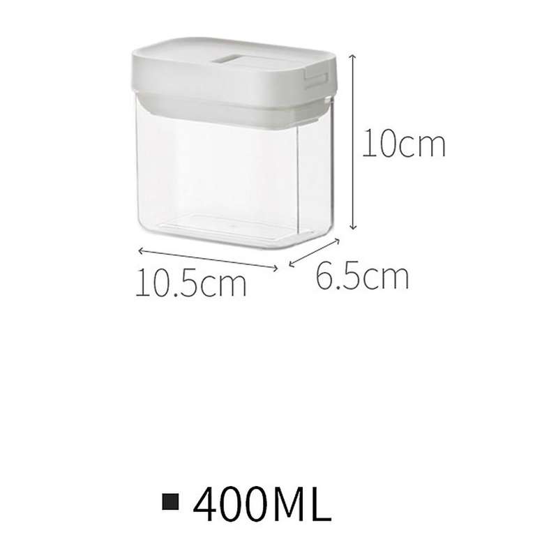400ML Food Storage Containers Airtight Cans Plastic Storage Boxes Food Storage Boxes Kitchen Refrig