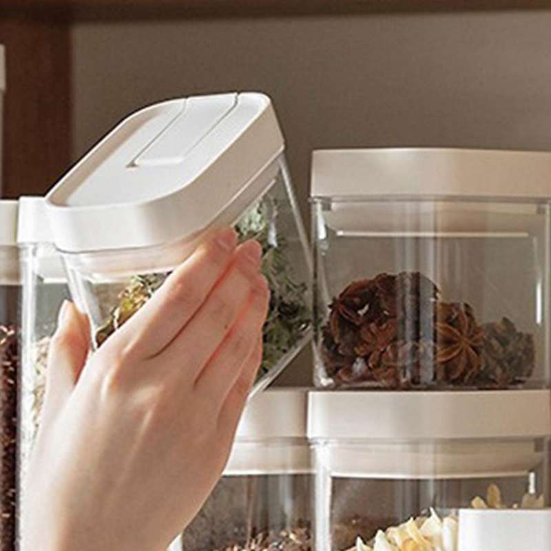 400ML Food Storage Containers Airtight Cans Plastic Storage Boxes Food Storage Boxes Kitchen Refrig