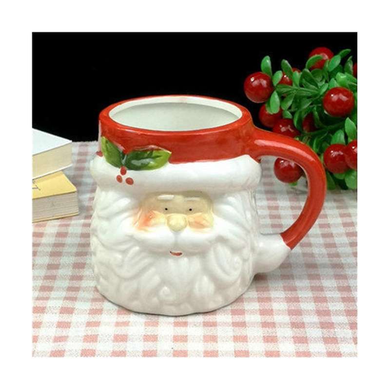 400ml Mug Cartoon Cute Kawaii Christmas Mug 3d Ceramic Cup Milk Coffee Water Cup Mug