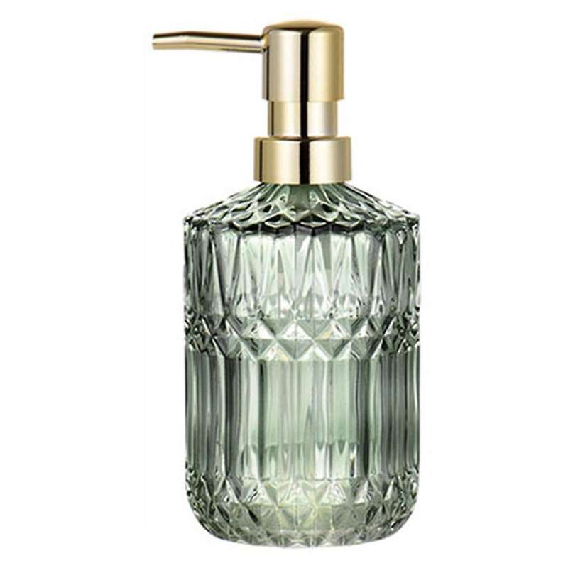 400ml Soap Dispenser Chic Glass Refill Empty Bottle Home Hotel Bathroom Conditioner Shampoo Bottle-