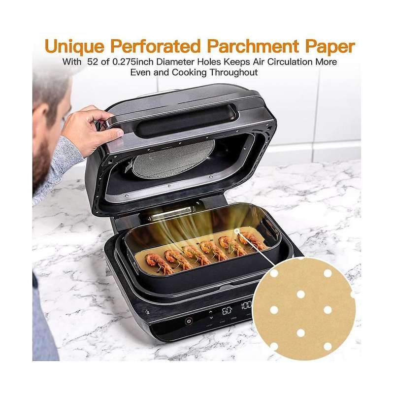 400pcs for Ninja Air Fryer Parchment Paper Liners for Ninja Foodi Smart Xl Fg551 6-in-1 Indoor Grill