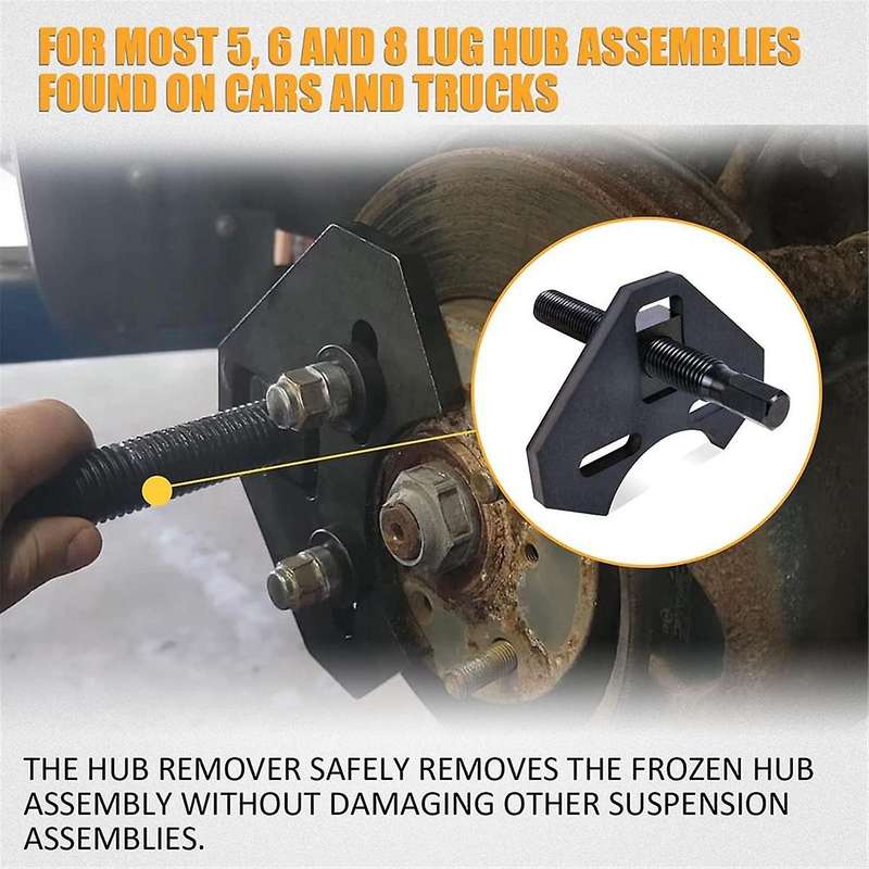 40100 Hub Remover, 40100 Hub Remover Tool Sets Fits for 5, 6, and 8 Lug Hub Assemblies on Cars or Tr